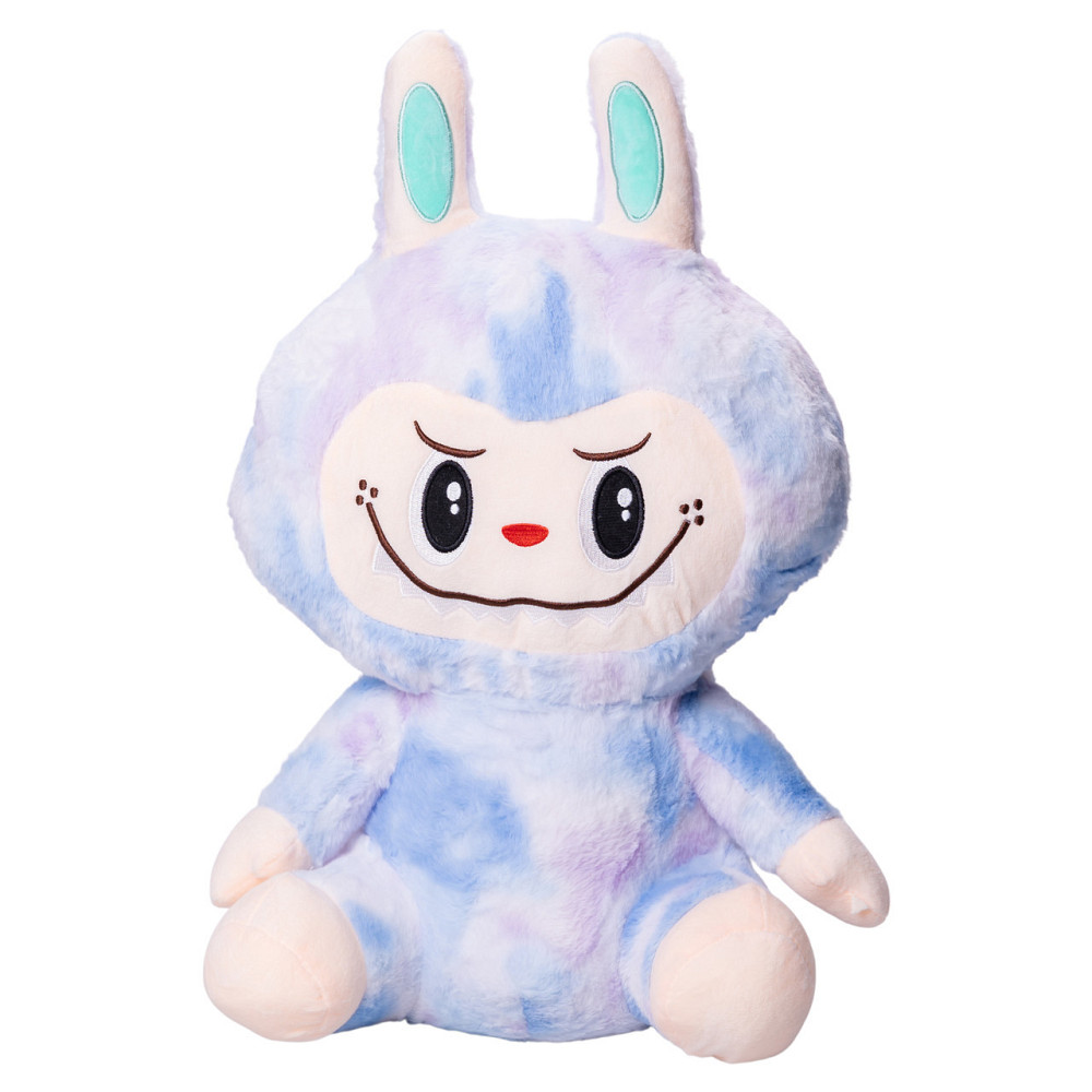 М'яка іграшка-плед, подушка 3 в 1 Лабубу 50 см Синій ТМ COLORFUL HOME LAB1BL Київ - фото 8