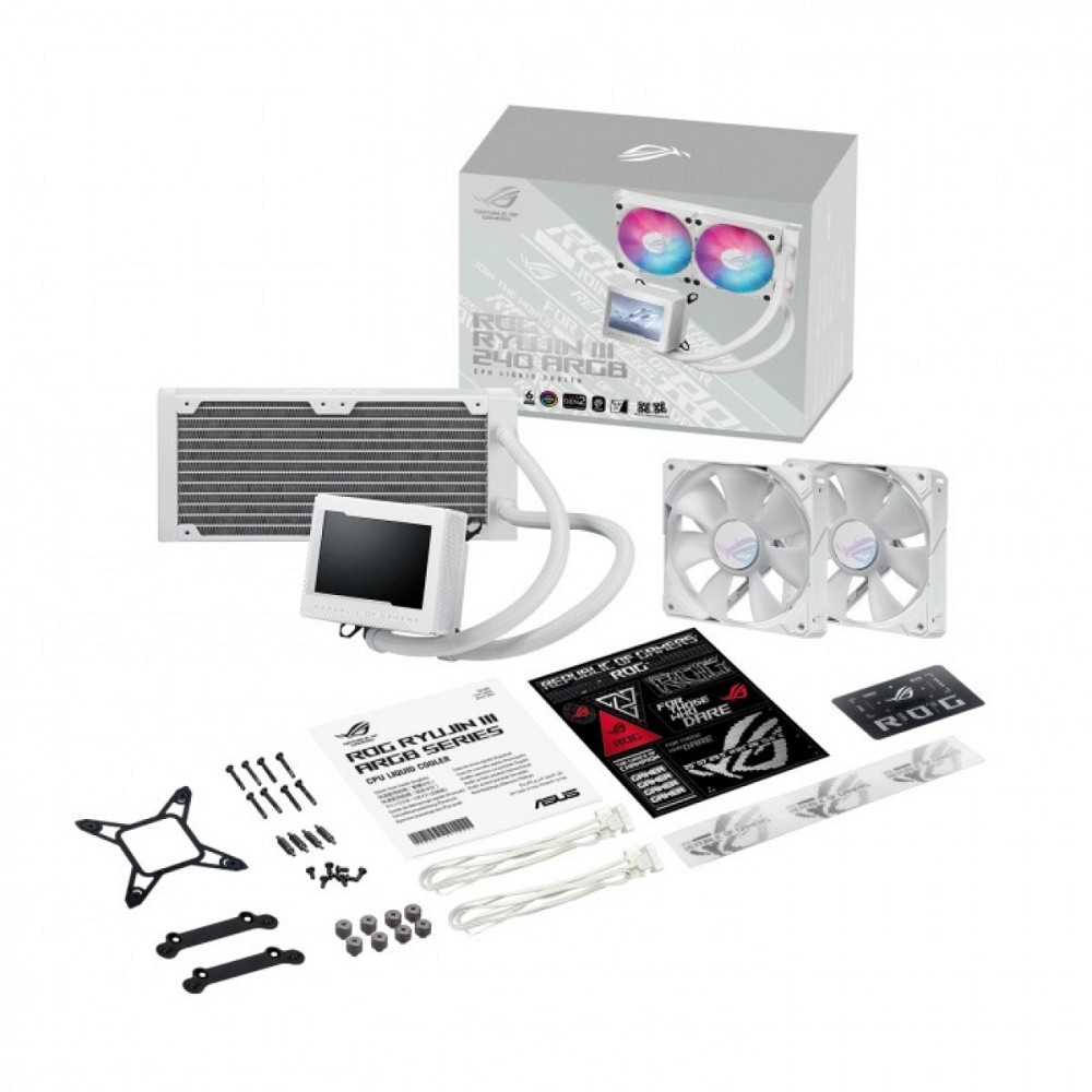 Система водяного охолодження Asus ROG Ryujin III 240 ARGB White Edition (90RC00K2-M0UAY0) ( Білий ) Харків - фото 7