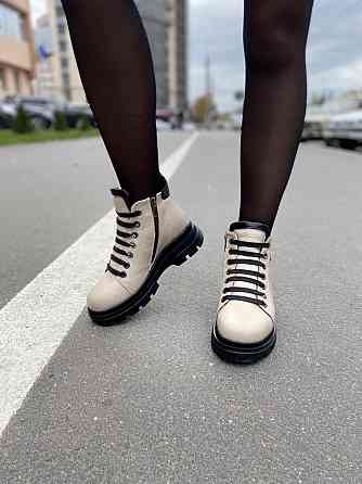 Без бренда Черевики жіночі ASTINI 2034 капучіно (зима, шкіра натуральна) (5179) 39 Коломия