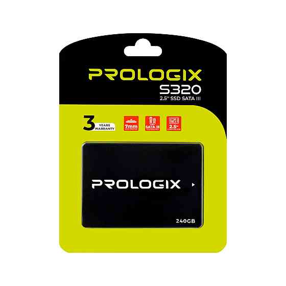 Накопичувач SSD 240 GB Prologix S320 2.5" SATAIII TLC (PRO240GS320) 2.5" Харків