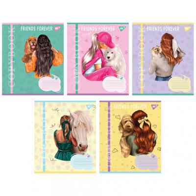 Тетрадь Yes Friends forever 36 листов клетка (767063) Винница