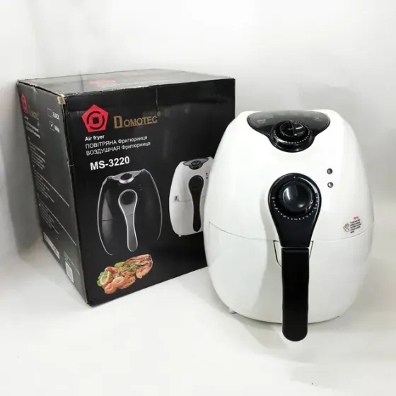 Аэро фритюрница Air Fryer DOMOTEC MS-3220 белый Коломия