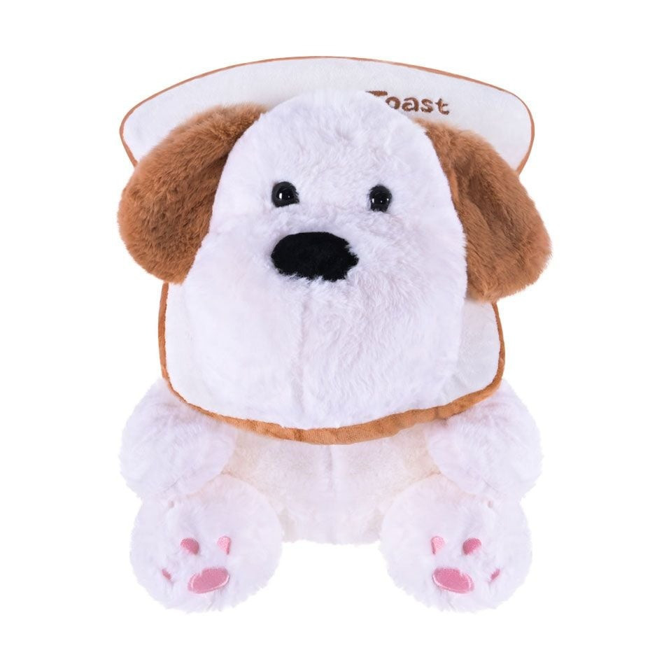 Дитяча м'яка іграшка "Песик" C46609 з тостом, розмір 24 см Вінниця - фото 2