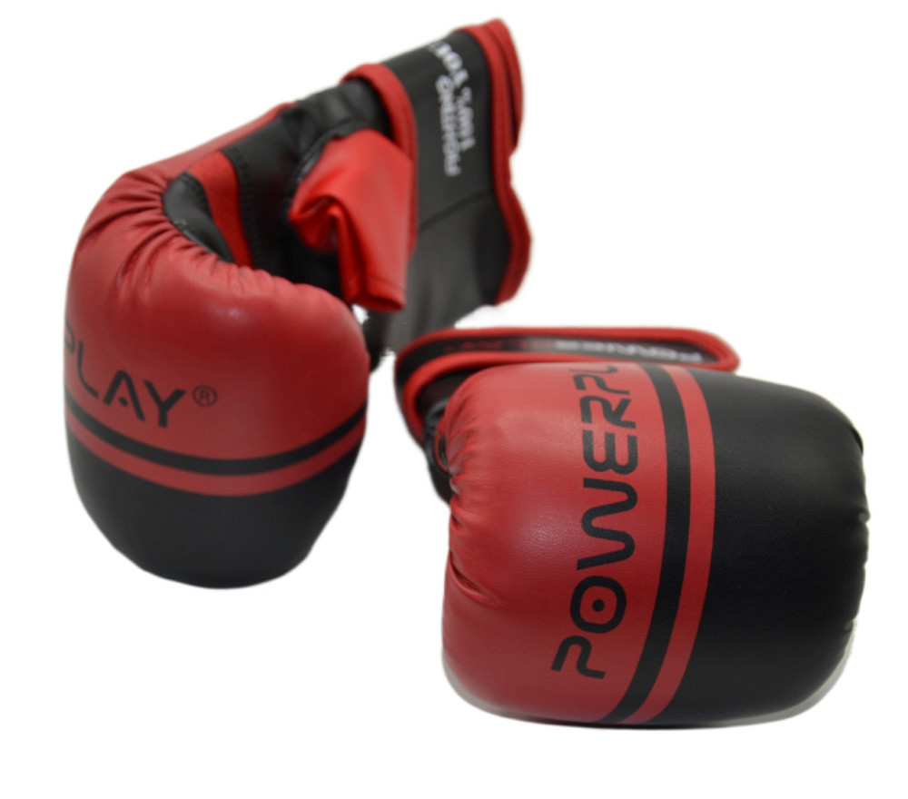 Снарядні рукавиці PowerPlay 3025 Чорно-Червоні S Кам'янське - фото 6