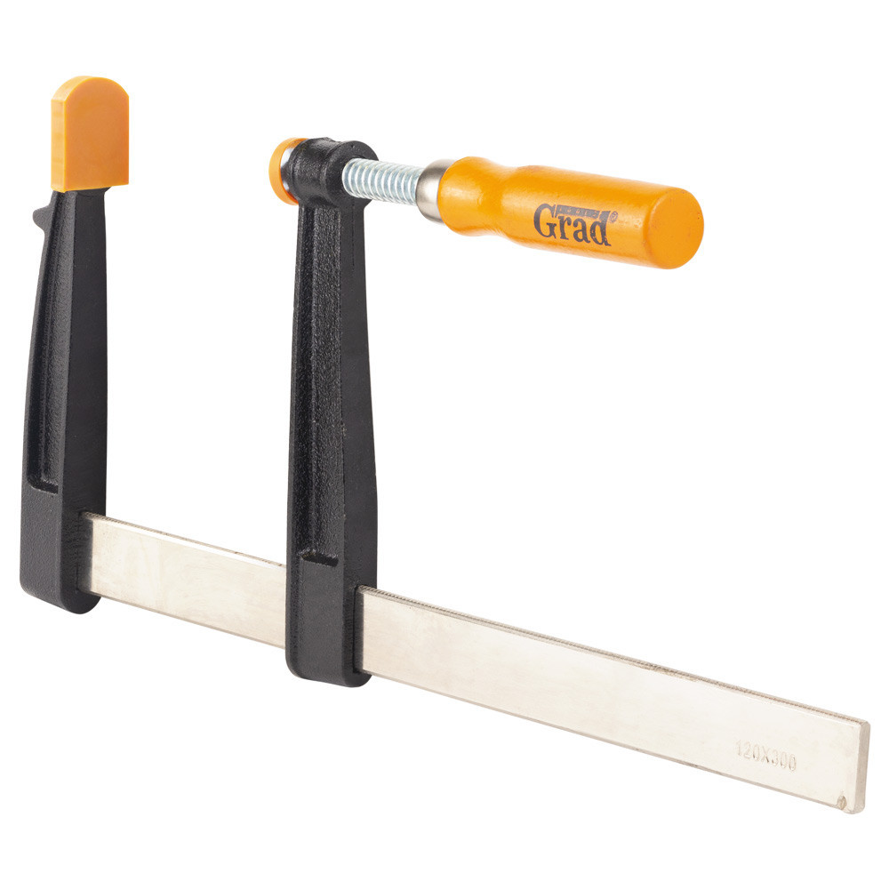 Струбцина столярна тип F 300×120 мм GRAD (4242665) Київ - фото 5