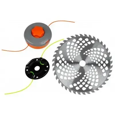 Триммер аккумуляторный с леской AL-FA ALCGTBH-21V,Ручный триммер для травы аккумуляторный 2 АКБ + 3 насадки 21V 4.0Ah Львов - изображение 5