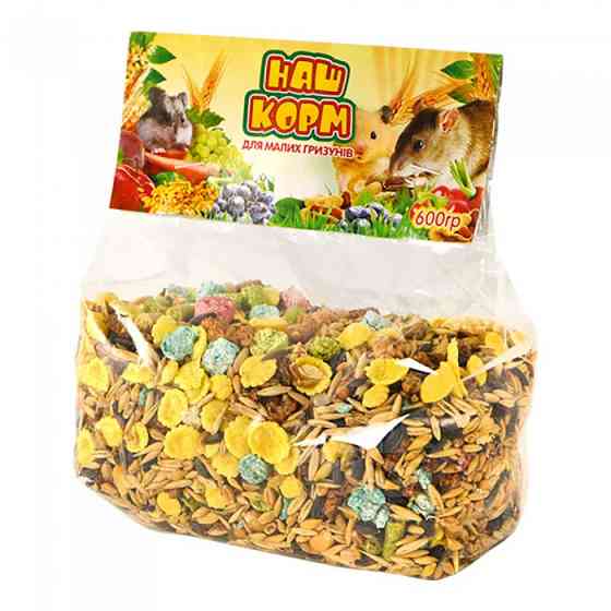 Корм для малих гризунів Наш Корм 600 г Вінниця