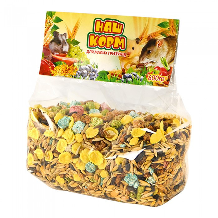 Корм для малих гризунів Наш Корм 600 г Вінниця - фото 1