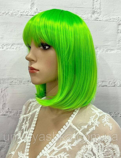 Парик длинный салатовый Кривой Рог - изображение 3