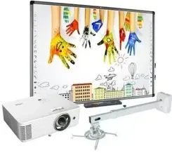Інтерактивна дошка Zestaw interaktywny Avtek 80 PRO : tablica interaktywna Avtek TT-BOARD 80 Pro + projektor Vivitek DX335ST-EDU + Київ - фото 1