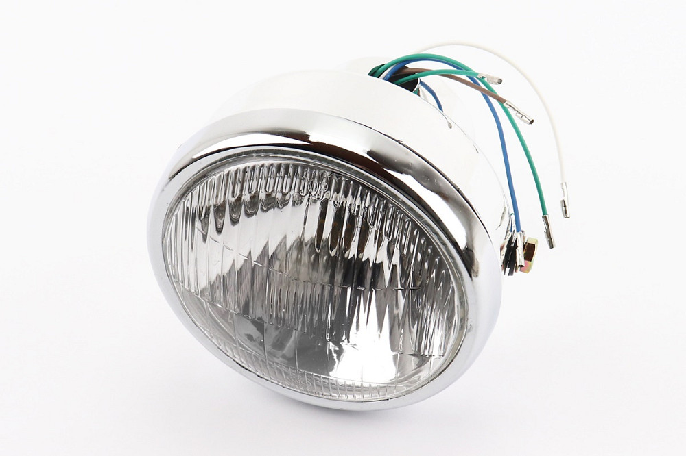 Фара передня "хром" ALPHA кругла D=150mm Киев - изображение 1