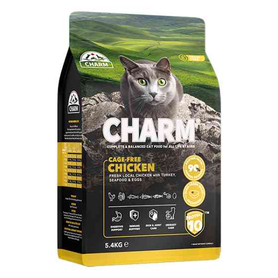 Charm Cage-Free Chicken ЧАРМ КУРКА ВІЛЬНОГО ВИГУЛУ сухий беззерновий холістик корм для котів Київ