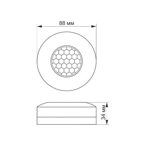 Датчик руху та освітленності 1200W 220V інфрачервоний VL-SPC12W Videx Житомир - фото 4