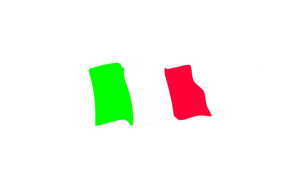 Наклейка (10x4.5см) (#5168) ITALY Мукачево - изображение 1