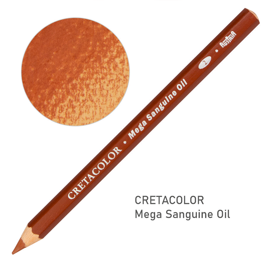 Олівець для рисунку MEGA Сангіна олійна Cretacolor Київ - фото 1