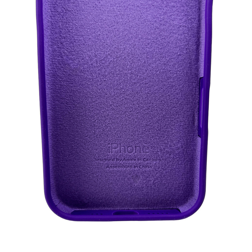 Чохол для смартфона Silicone Full Case AA Camera Protect for Apple iPhone 16 22,Dark Purple Київ - фото 4