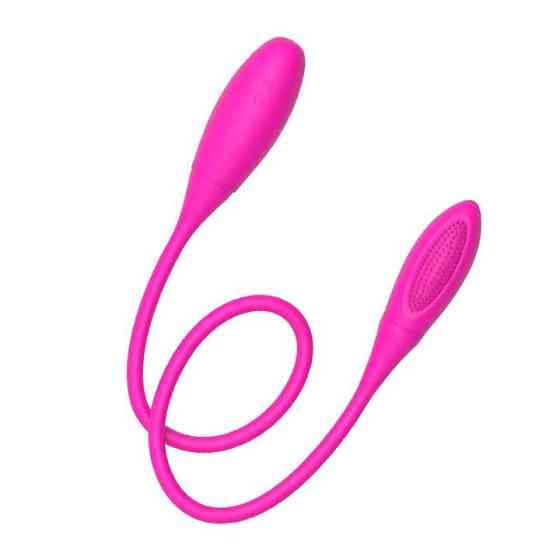 Гибкий двойной вибратор Baile Pretty Love Snaky Vibe USB – Вибраторы Винница