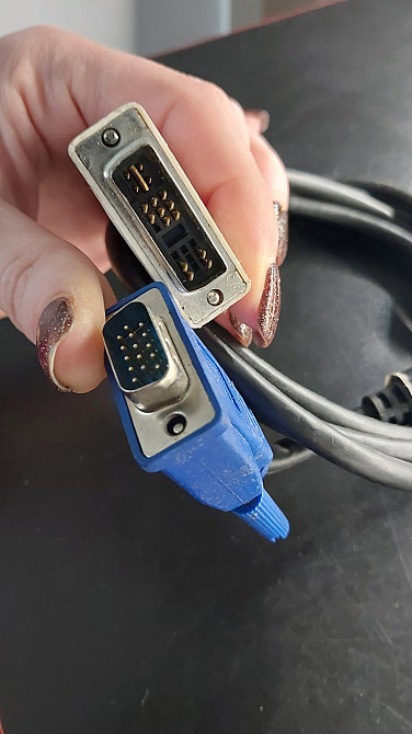 Кабель перехідник DVI - VGA 1.5м Луцк - изображение 3