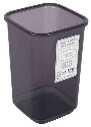 Контейнер для сипучих Violet House 0298 Transparent Black 1.1 л (6859643) Київ