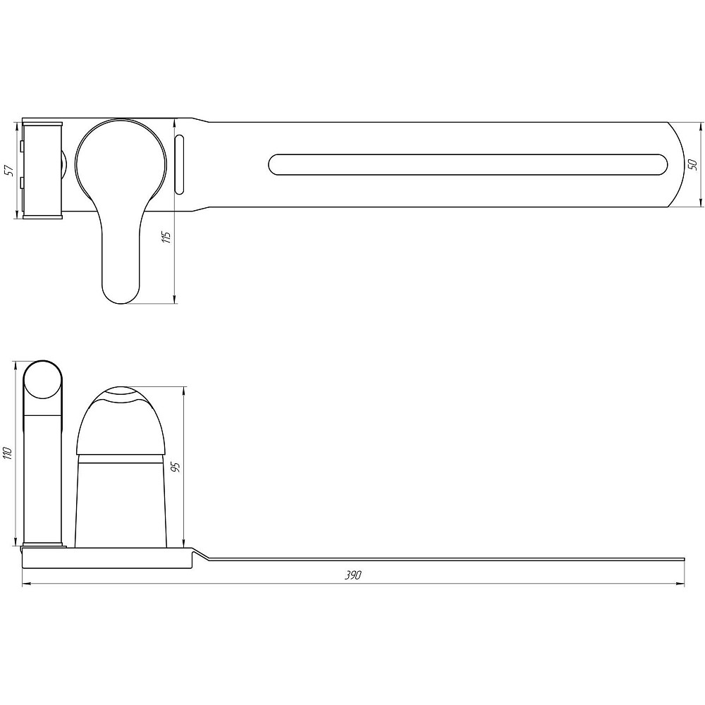 Змішувач для біде Globus Lux Solly GLSO-0206 Киев - изображение 4