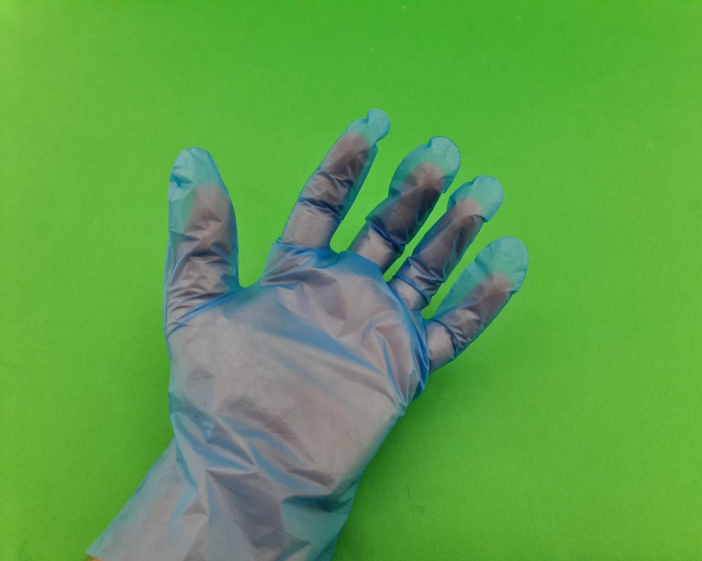 Рукавиці Термоеластопласт Синій (200шт) M (1.75 гр) 004 (1 пачка) Харків - фото 4