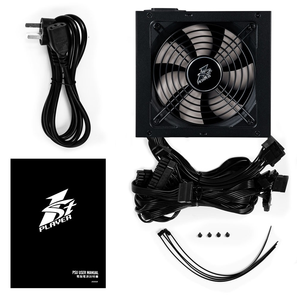 Блок живлення 1stPlayer PS-600AX (DKPM-BRZ-600-BK-EU) 600W ( Чорний ) Харків - фото 6