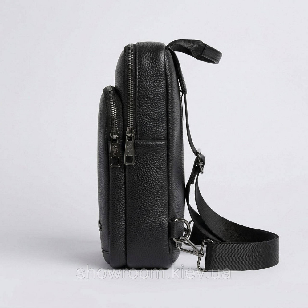 Чоловіча сумка на груди (слінг), бананка, барсетка Lacoste (0441) Київ - фото 3