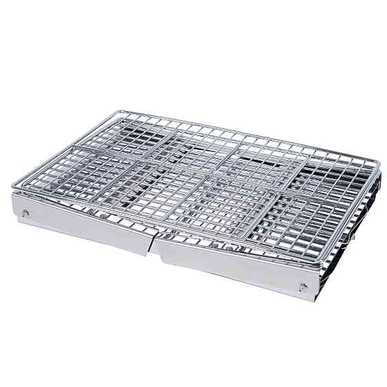 Гриль прямоугольный угольный Bo-Camp Compact Delux Silver Львов