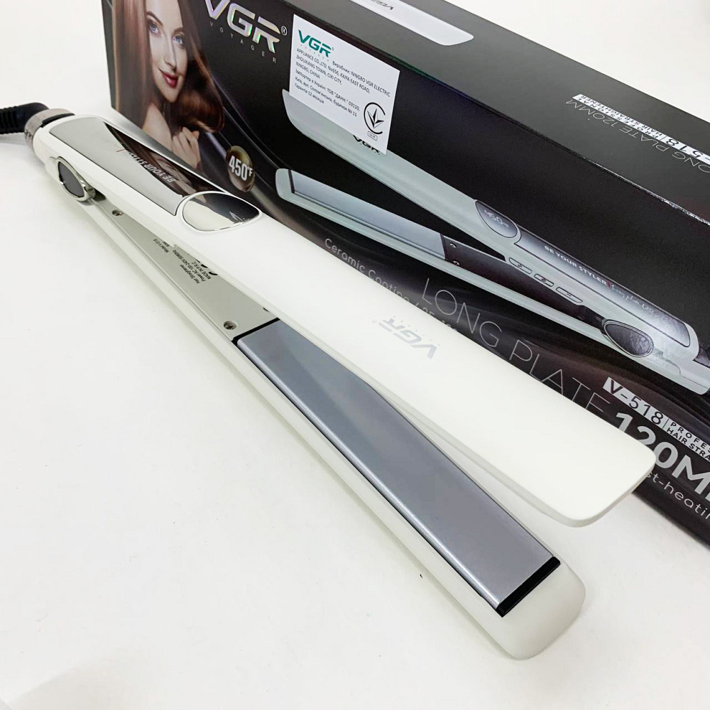 Плойка для выпрямления VGR V-518, Выпрямитель утюжок щипцы, Щипцы для вьющихся волос MG-28 Львов - изображение 7