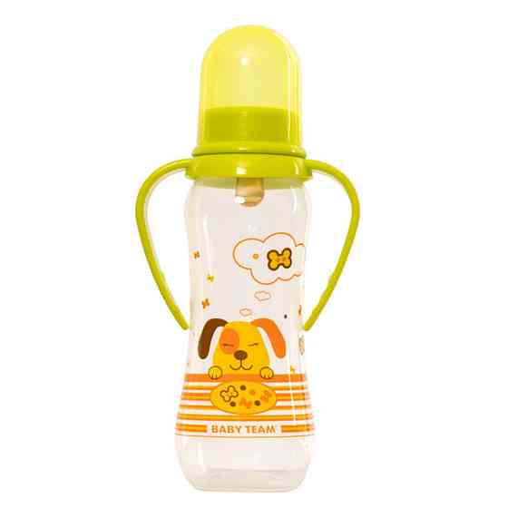 Пляшечка для годування з латексною соскою 1311 салатова 250 мл Вінниця