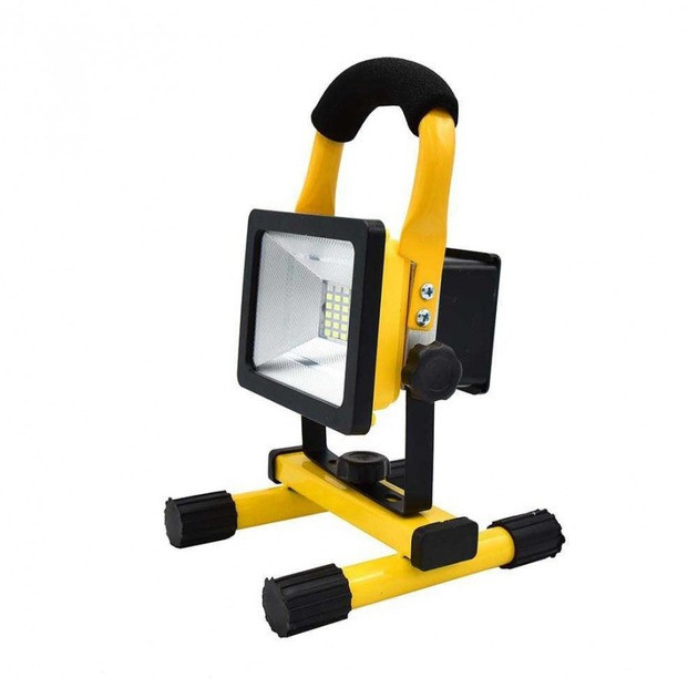 Прожектор светодиодный аккумуляторный 2400 Лм Watton WT-329 30 Вт + 3 аккумуляторных батареи в подарок Каменец-Подольский - изображение 2