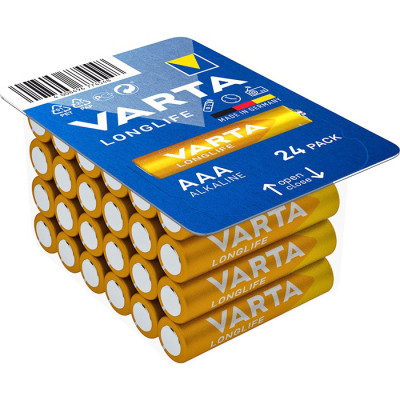 Батарейка Varta LONGLIFE ALKALINE * 24 box (04103301124) Вінниця - фото 1