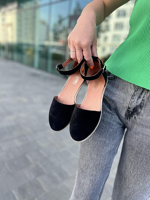 M.KRAFT Босоніжки жіночі M.KRAFT 0596 чорні (літо, замша натуральна) (3627) лише 36р.38р. 36 Коломия - фото 1