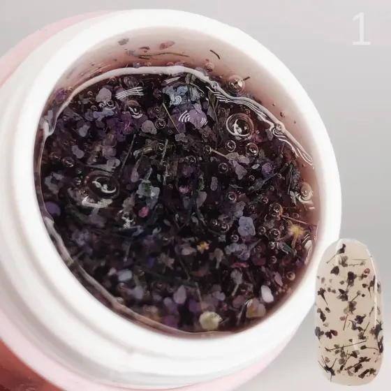 Гель з сухоцвітом Saga Professional Flower Fairy Gel № 01, 5 г Київ