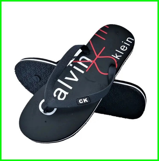 Мужские Тапочки Шлёпанцы Вьетнамки Черные Сланцы Шлёпки (размеры: 44,45) Днепр - изображение 6