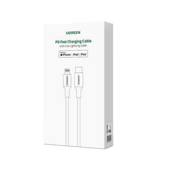 Кабель UGREEN USB-C до Lightning 1м, чорний Київ