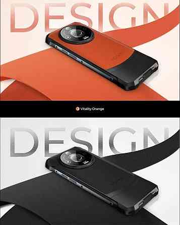 Смартфон HOTWAV T7 Pro 6/256Gb. Black / Orange IP69/69 6280Mah 64mp. Киев