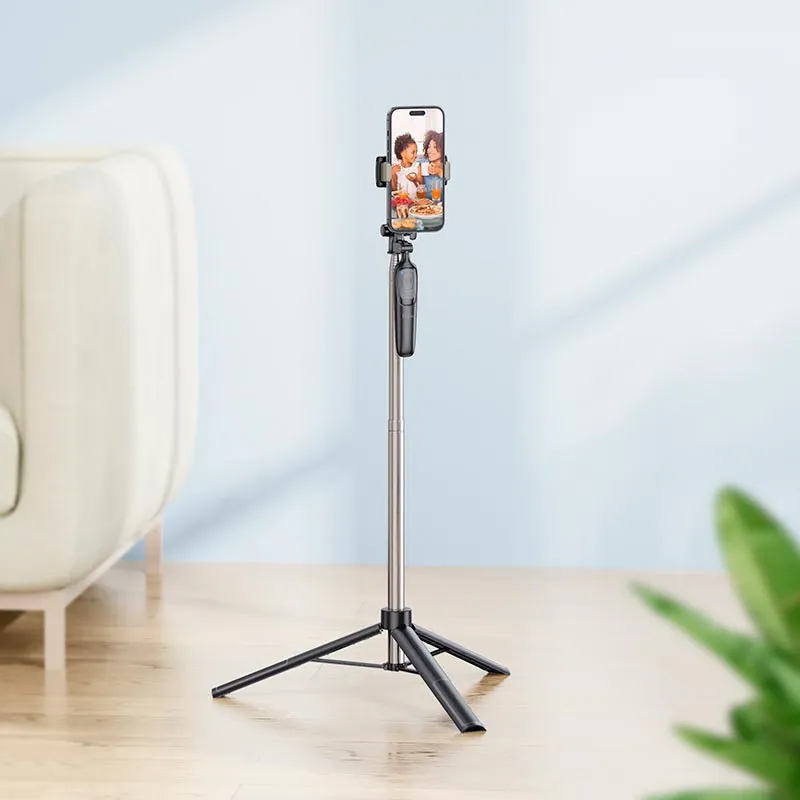 Селфі палиця штатив HOCO K19 Soul live broadcast 157 см монопод-трипод з пультом Bluetooth 6931474798640 Одеса - фото 7