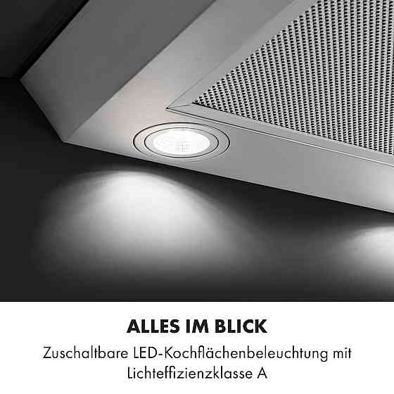 Вытяжка Eclipse 600 м³/ч 3 уровня мощности нержавеющая сталь черный (Германия, читать описание) Ровно