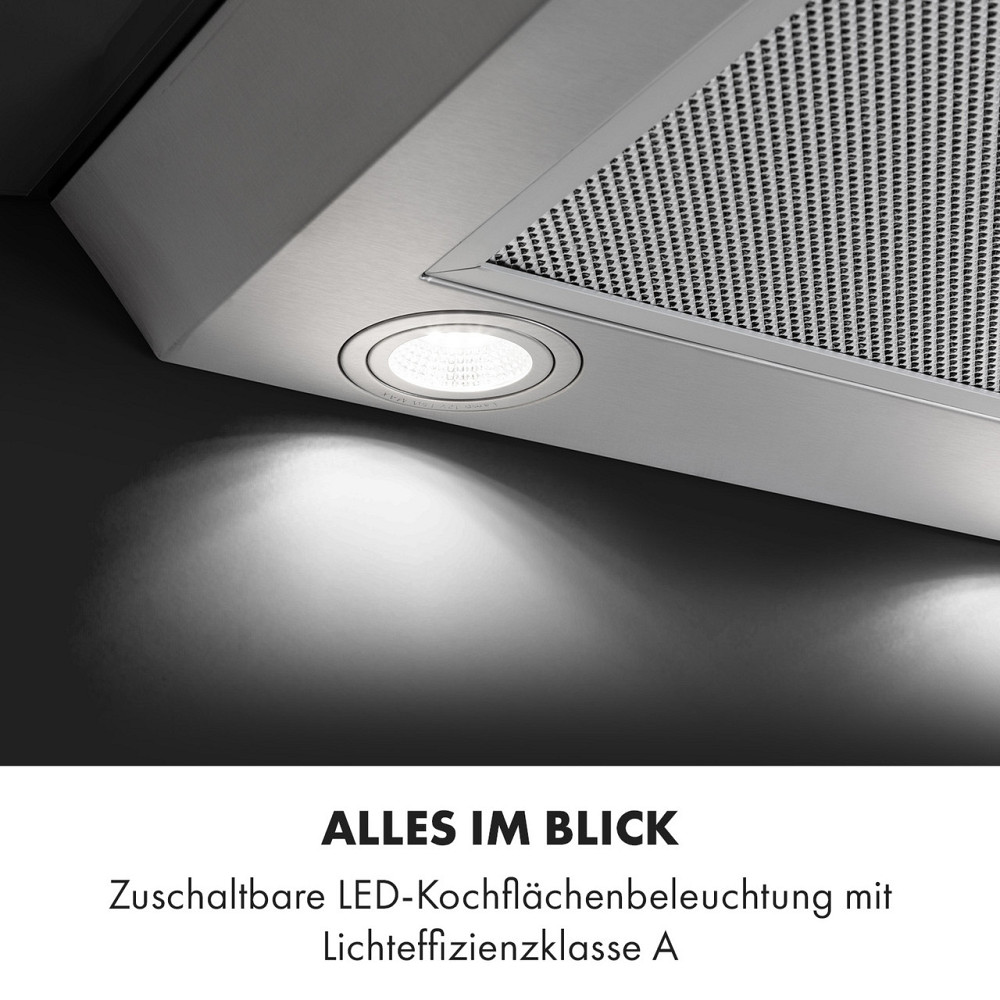 Вытяжка Eclipse 600 м³/ч 3 уровня мощности нержавеющая сталь черный (Германия, читать описание) Ровно - изображение 6