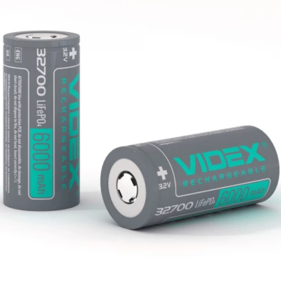 Акумулятор 32700 LiFePO4 6000mAh без захисту (бл-1шт) Videx Житомир - фото 1
