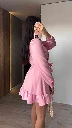 Женское романтическое платье на запах костюмка Одесса