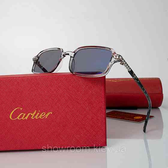Женские стильные солнцезащитные очки Cartier (9121) Киев