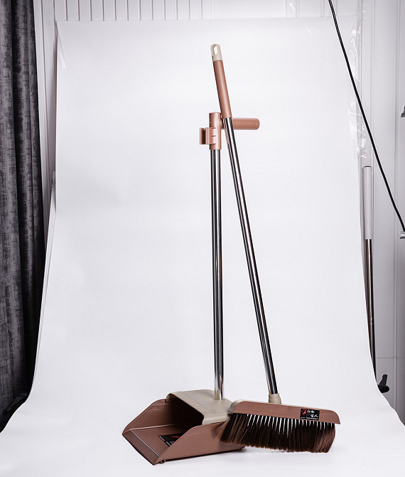 Набір веник та совок на довгій ручці для прибирання Київ - фото 6