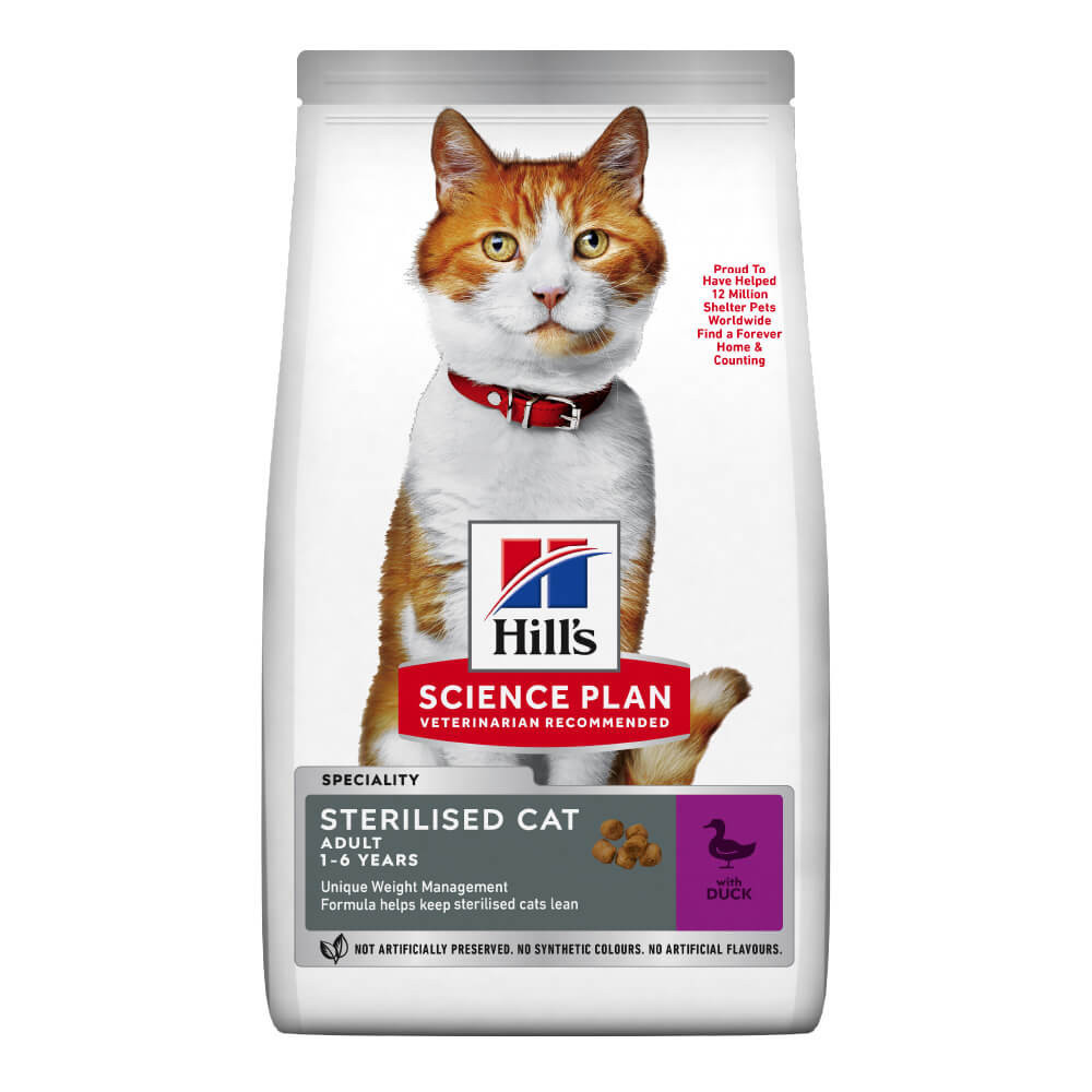 Hills Science Plan Feline Adult Sterilised (Хілс Стерилізед Качка) корм для котів стерилізованих 1-6 років Запоріжжя - фото 1