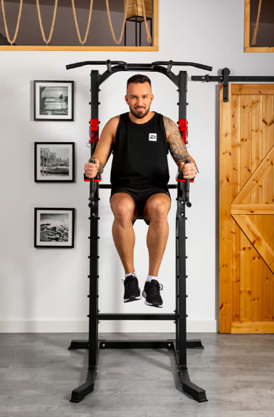 Силова станція тренажер HS-1018K підлогові турнік і бруси для дому та спортзалу багатофункціональна для всіх типів м'язів Київ - фото 9