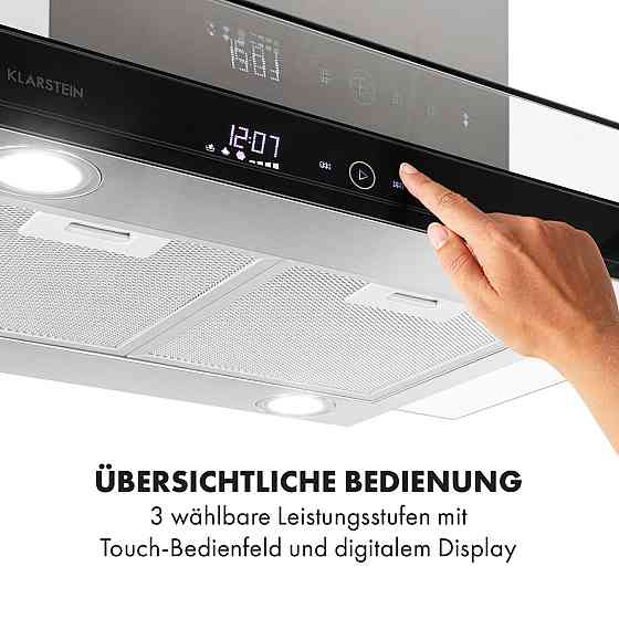 Вытяжка Aurelia 90см 600м³/ч EEC A нержавеющая сталь серебро (Германия, читать описание) Ровно