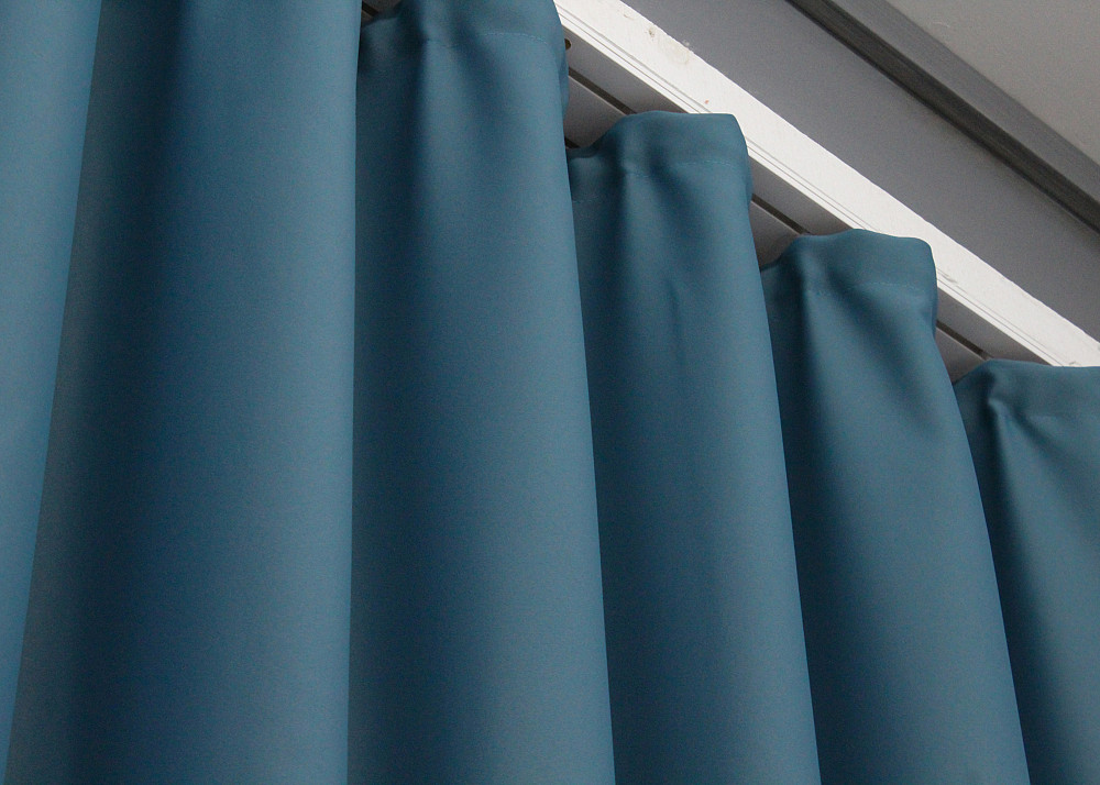 Шторна тканина блекаут, колекція "Midnight" колір синій 1675ш Київ - фото 4