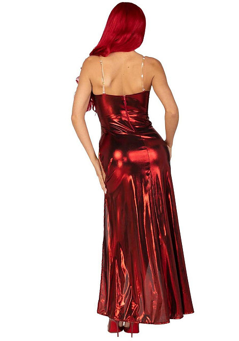Эротическое платье Leg Avenue Shimmer bodysuit with skirt S Sex Aura Киев - изображение 4