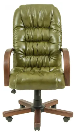 Офісне Крісло Керівника Richman Richard Madras Olive Wood М1 Tilt Оливковий Київ